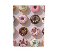 Cupcakes Donuts Muffins Sugar Printed Laptop Sleeve Bag 13-Inch - Leather Laptop Sleeve Case Shockproof Protective Computer Cover Bag