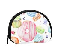 Cupcakes Donuts Muffins Sugar Prints Coin Purse for Women Cute Small Change Wallet Mini Coin Purses Pouch with Zipper