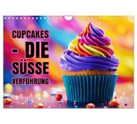 Cupcakes - the sweet temptation UK-Version (Wall Calendar 2026 DIN A4 Landscape), CALVENDO 12 Month Wall Calendar