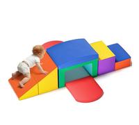 CUPCHID Foam Building Blocks for Kids, Multiple Large Giant Foam Building Blocks, Educational Toys for Kids, Preschoolers, for Catching and Climbing (Colorful-6)
