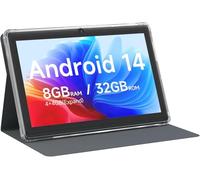 CUPEISI Android 14 Tablet, 7 Inch Tablet, 8GB RAM+32GB ROM/1TB Expandable Tablet, 1.6Ghz Quad-core Processor, 1024 x 600 IPS 7" HD Touchscreen, 5MP Camera