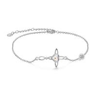 CUPENDA Mustard Seed Cross Bracelet 925 Sterling Silver Celtic Cross Mustard Seed Bracelet Religious Jewellery Gift for Women