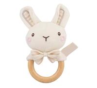 Cupere Wooden Bottle Bunny Sleepy Ring - Animal Sleep Fuzzers | Soft Shaker Crushers for Boys | Pllush Child Hand Grip Sensory Toys | Get the