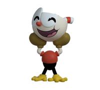 Youtooz Cuphead The Cuphead Show! Edition, 4.6" Vinyl Figure Collectible Cuphead Figure from The Cuphead Show! by Youtooz Cuphead Collection, White