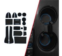 CupHolderHero fits Honda Civic Accessories 2013-2023 Premium Custom Interior Non Slip Anti Dust Cup Holder Inserts, Center Console Liner Mats, Door Pocket Liners 17pc Set - Does Not Fit Type R