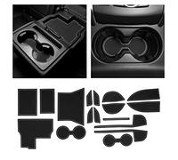 CupHolderHero fits Mazda CX5 Accessories 2017-2022 Premium Custom Interior Non-Slip Anti Dust Cup Holder Inserts, Center Console Liner Mats, Door Pocket Liners 17pc Set (Gray Trim)