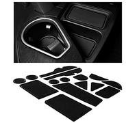 CupHolderHero Fits Toyota RAV4 2013-2018 Accessories - Premium Custom Non-Slip Anti-Dust Cup Holder Inserts, Center Console Liners, Door Pocket Mats, Interior Protection, 16pc Set, Solid Black