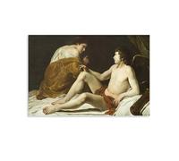 Cupid And Psyche Orazio Gentileschi Poster Artworks Canvas Poster Wall Art Prints Home Modern Decor 12x18inch(30x45cm)