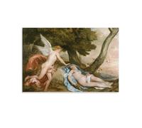Cupid And Pucek Anthony Van Dyck Poster Picture Print Canvas Poster Wall Paint Art Posters Decor Modern Home Artworks 16x24inch(40x60cm)