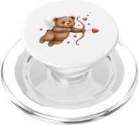 Cupid Bear Love Arrow Valentine's Day Romantic PopSockets PopGrip for MagSafe