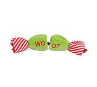 Cupid & Comet Christmas Plush & Squeaky Dog Toys (Crinkle Candy Rope Toy)