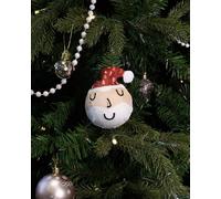 Cupid & Comet Christmas Toy for Dogs, Seth Santa Ball, Fun Rubber Ball Character for Interactive Play Time - Festive Dog Toys by Rosewood