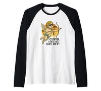 Cupid Funny Saying Anti-Valentine's Day Love Raglan Baseball Tee