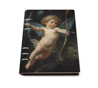 Cupid Love God Greek Mythology A5 Ring 6 Ring Binder Notebook Lined Spiral Loose Leaf Personal Journal