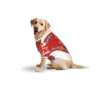 Cupid loves to clear the knot Print Breathable Dog Tshirt for Medium Large Breed