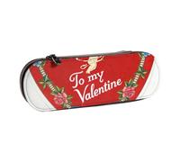 Cupid loves to clear the knot Print Pencil Case Portable Stationery Bag
