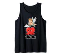Cupid Missed Bruh Funny Valentine Arrow Fail Graphic Novelty Tank Top
