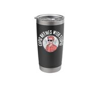 Cupid Rhymes with Stupid Funny Valentines Day Stainless Steel Insulated Tumbler