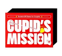 CUPID’S MISSION - Couples Card Game For Date Nights, Hilarious Real-Life Games for Couples, 54 Scratch-Off Served Couples card games, Funny Gifts for Valentines Day, Christmas, Anniversaries & More