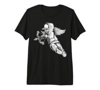 Cupid Skull Demon Cherub Cool Kid Tattoo Premium T-Shirt
