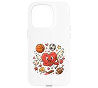 Cupid Sports Love Heart Champion Case for iPhone 15 Pro