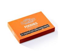 Cupidly Foodies Couple's Challenge Scratch-Off Cards in Orange | Size: 1 Pack Cupidly Orange 1 Pack