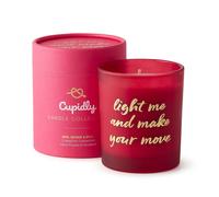 Cupidly Light Me & Make Your Move - Flirty Candle Gift For Couples in Red | Size: 200g Cupidly Red 200g