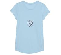 Cupids Apprentice Love Arrows Heart Romantic Gift T-Shirt, Girls, Baby Blue, XS