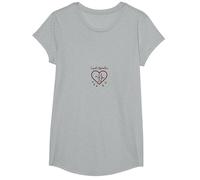 Cupids Apprentice Love Arrows Heart Romantic Gift T-Shirt, Girls, Heather Grey, XS