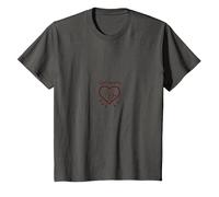 Cupids Apprentice Love Arrows Heart Romantic Gift T-Shirt, Kids, Asphalt, 10 Years