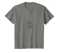 Cupids Apprentice Love Arrows Heart Romantic Gift T-Shirt, Kids, Olive Heather, 10 Years
