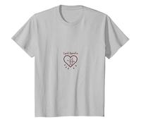 Cupids Apprentice Love Arrows Heart Romantic Gift T-Shirt, Kids, Silver, 10 Years