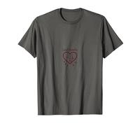 Cupids Apprentice Love Arrows Heart Romantic Gift T-Shirt, Men, Asphalt Grey, Medium