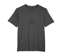 Cupids Apprentice Love Arrows Heart Romantic Gift T-Shirt, Men's Big and Tall, Dark Heather Grey, 2X Tall