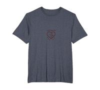Cupids Apprentice Love Arrows Heart Romantic Gift T-Shirt, Men's Big and Tall, Heather Blue, 2X Tall