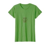 Cupids Apprentice Love Arrows Heart Romantic Gift T-Shirt, Women, Grass Green, Large