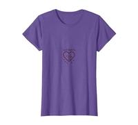 Cupids Apprentice Love Arrows Heart Romantic Gift T-Shirt, Women, Purple Heather, XS