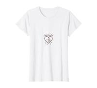 Cupids Apprentice Love Arrows Heart Romantic Gift T-Shirt, Women, White, M