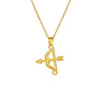 Cupid's Arrow Hollowed Minimalist Women Fashion Pendant Necklaces