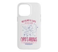 Cupid's Arrows Heartbreaker Season Retro No Heart Is Safe Case for iPhone 14 Pro Max