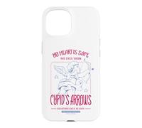 Cupid's Arrows Heartbreaker Season Retro No Heart Is Safe Case for iPhone 15