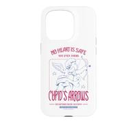 Cupid's Arrows Heartbreaker Season Retro No Heart Is Safe Case for iPhone 15 Pro