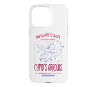 Cupid's Arrows Heartbreaker Season Retro No Heart Is Safe Case for iPhone 15 Pro Max