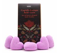 KDMD Cupids Escape Self Care Bath Heart Gift Set in Purple KDMD Purple