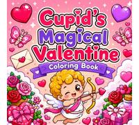 Cupid's Magical Valentine Coloring Book: Cute Fantasy Cupid, Hearts, Sweet Animals & Romantic Scenes for Relaxation and Creative Fun