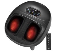 CuPiLo Foot Massager for Plantar Fasciitis, Neuropathy - Shiatsu Massage, Remote Control, Multi-Level Configurations