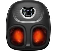 CuPiLo Foot Massager with Heat, Shiatsu Foot Massager Machine Eligible for Plantar Fasciitis, Adjustable Vibration and Compression for Neuropathy Pain Relief, Gifts for Women and