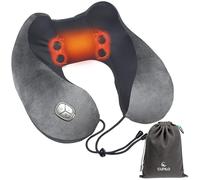 CuPiLo Neck Massager Pillow with Heat - [2025 Upgraded] Portable Shiatsu Neck Massager for Pain Relief Deep Tissue,Heated Pillow for Travel,Office & Home,Ideal Gift for Her,Him