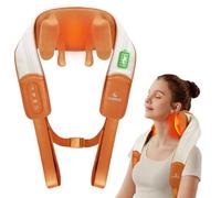 CuPiLo Neck Massager with Heat,Cordless Deep Shiatsu Massage for Neck and Shoulder, Massager for Relieving Muscle Pain and Relaxation,Gift for Her Him