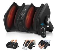 CuPiLo Shiatsu Foot Massager with Heat, Electric Foot and Calf Massager Suitable for Fsa and Hsa with Remote Control, Foot Massager with Deep Kneading and Compression, Multini